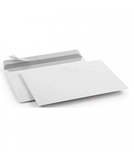 Enveloppes kraft blanc 80 gr auto-adhésives 110x220 mm boîte 500 enveloppes Enveloppes kraft blanc 80 gr auto-adhésives 110x220 mm boîte 500 enveloppes