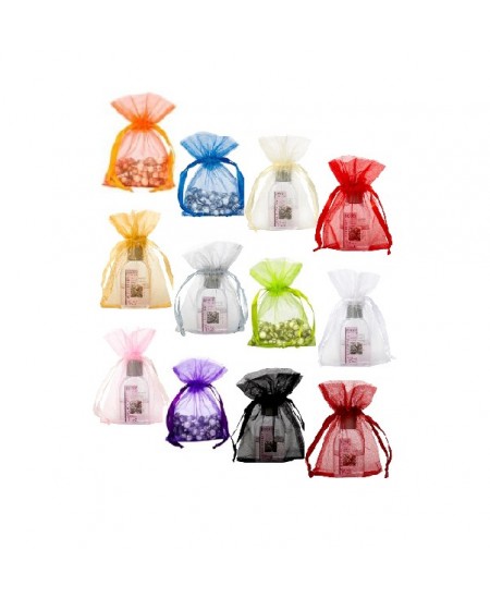 10 Sachets Organza Cordon Coulissant de Serrage 7x10 cm 10 Sachets Organza Cordon Coulissant de Serrage 7x10 cm