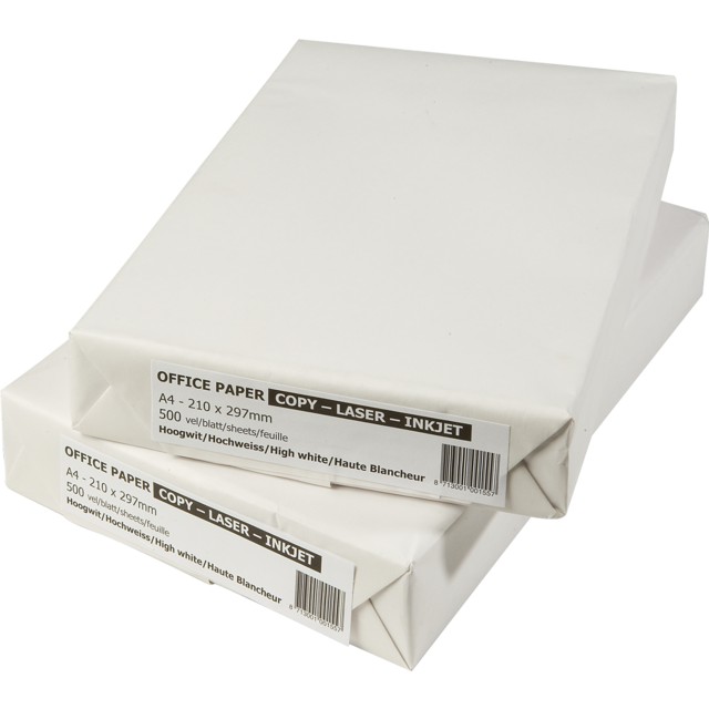 Ramette de 500 feuilles papier blanc A4 - Cyber Planet