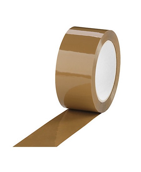 Ruban adhésif d'emballage Kraft brun, résistant 70 g/m², 3444 Scotch, 50 mm  x 50 m sur