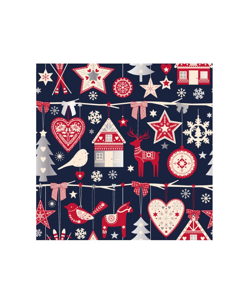 Kidissimo: Un décor de Noël en papier de soie. Dès 4/5 ans.