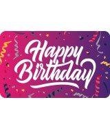 500 STICKERS D'EMBALLAGE ETIQUETTE ADHESIVE HAPPY BIRTHDAY - FORMAT 2.9 x 4.8 cm