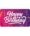 500 STICKERS D'EMBALLAGE ETIQUETTE ADHESIVE HAPPY BIRTHDAY