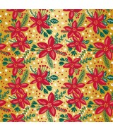 Papier cadeau ROULEAU 0.70x100m uni Orange sur kraft brun vergé 60gr