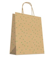 Sac Kraft Brun à poignées torsadées 46+16x49cm. Paquet de 50
