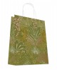 Sac Kraft blanc à poignées torsadées 24+12x31cm motif NOEL, Carton de 200 sacs