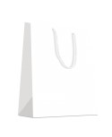 Sac luxe support kraft blanc unis blanc pelliculé brillant dès 29.99€