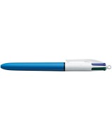 Stylo Bille 4 COLOURS Medium - Pointe Moyenne - 4 Couleurs classiques - Boîte 12 stylos