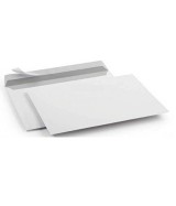 Enveloppes kraft blanc 80 gr auto-adhésives 110x220 mm boîte 500 enveloppes