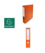 Classeur orange à levier PVC A4 dos de 70mm