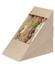 Boîte sandwich triangle kraft 