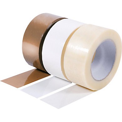 Ruban adhésif d'emballage polypropylène transparent 28µ - rouleau adhésif  50 mm x 100 m - Carton de 36