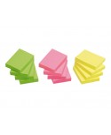 Info notes 50x40mm ass. brillant paquet de 12 blocs