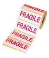 Etiquettes adhésives de signalisation "Fragile"